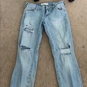 Pacsun light washed ripped jeans